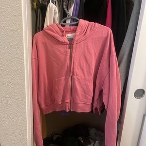 Aeropostale zip up cropped